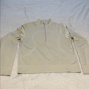 lululemon athletica Women's Gray Long Sleeve Top